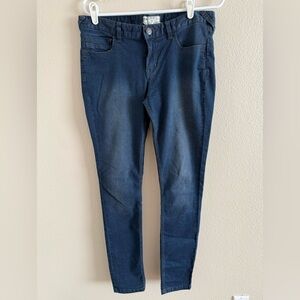 Free People Black Wash Skinny Jeans size 30